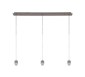D0603  Baymont 2m Linear Pendant 3 Light Polished Chrome